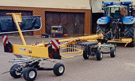 Ein New Holland Schwader für zwei Landwirte aus Oberzent
