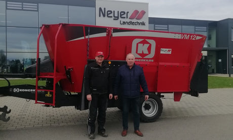 Neuer Kongskilde Futtermischwagen mit 2 Schnecken