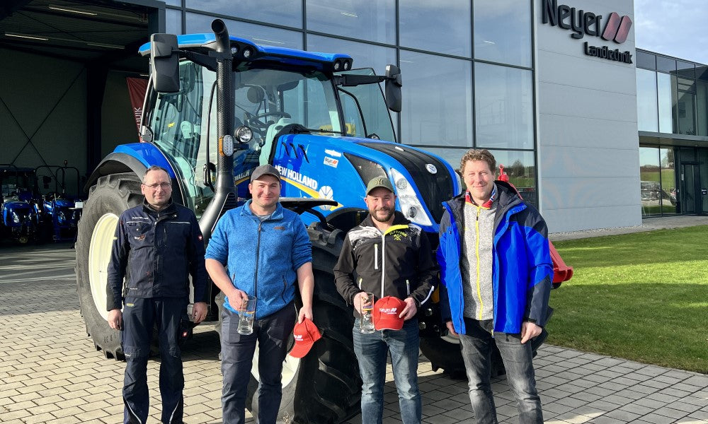 Ein New Holland T6 mit Auto Command für die Lang GbR