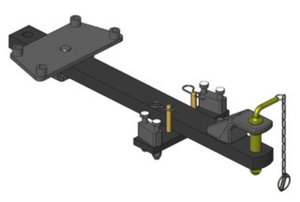 KRAMP Drawbar NRS. Same Explorer / Deutz Agrofarm / Lamborghini R3 00819020A02