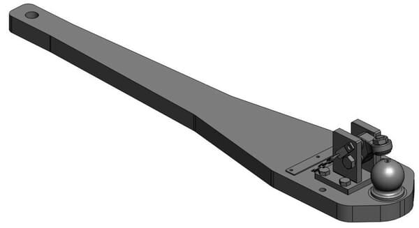 KRAMP Heavy Duty Drawbar K80 JD 8000, 8010, 8020, 8030, 8R, 8RT 009604000A17