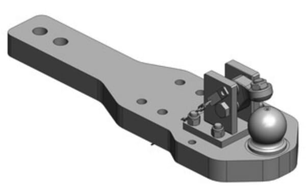 KRAMP Heavy Duty Drawbar K80 Steyr CVT EcoTech 6130, 6145, 6160 4t 009605940A02