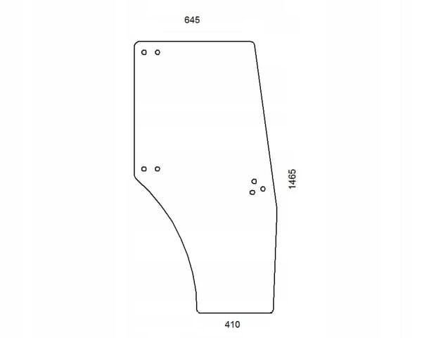 SDF Group Türglas komplett 00098821010
