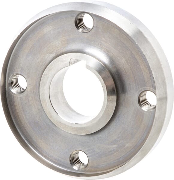 Flange for triple star headers