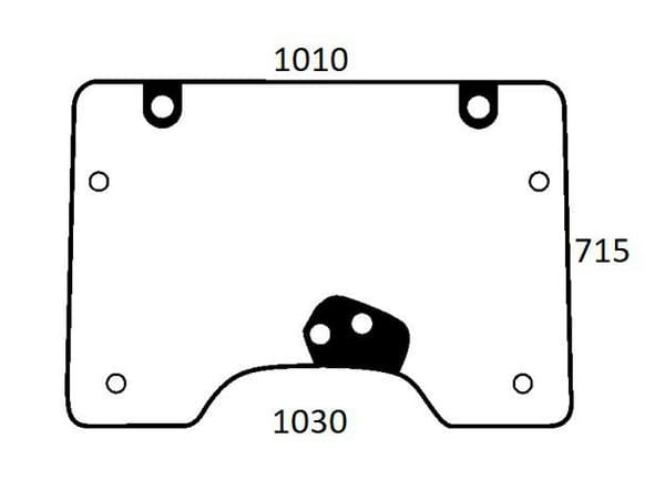 KRAMP Frontscheibe oben 001422910N