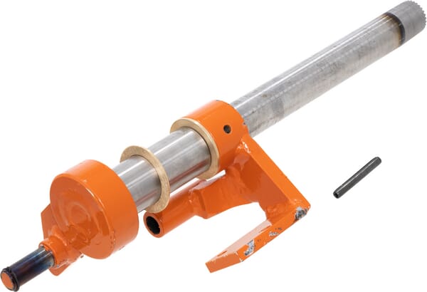 Braun Scharstiel mit Zahnscheibe und Anbaustück rechts 001481