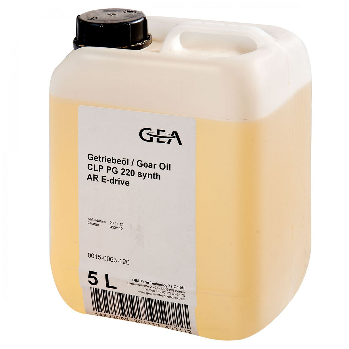 Original GEA Getriebeöl 0015-0063-120 Ersatzteil