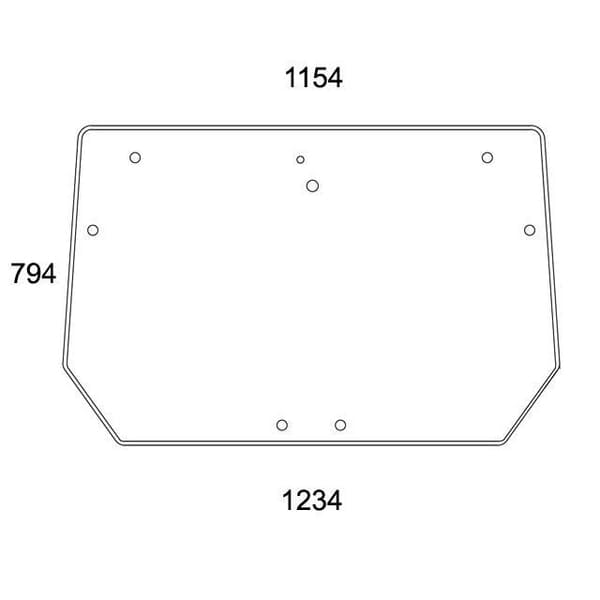 KRAMP Heckfenster 00168502010N