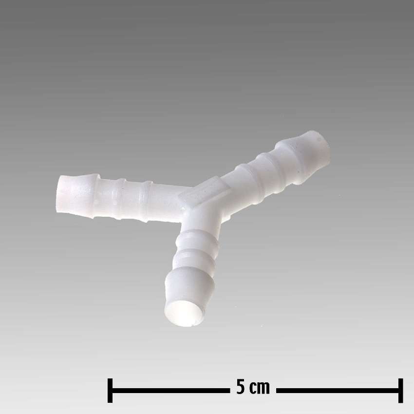 Y-hose connection piece