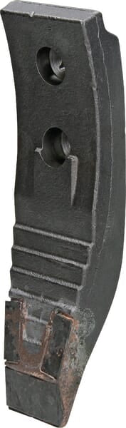KRAMP Grubberspitze 260x80x20mm, gehärtet, gekrümmt, 2 Löcher, passend für Horsch 00311069KR