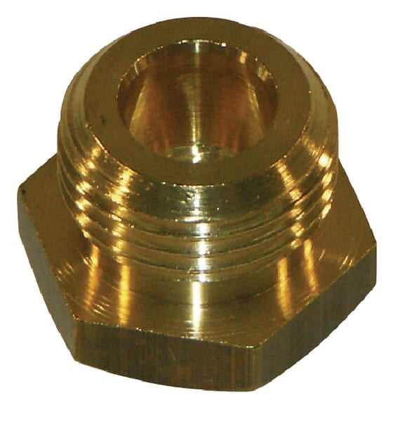Plug brass 1/2"