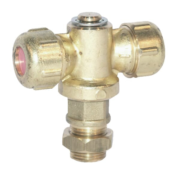 Arag Düsenh. Messing 2fach 3/8 AG 005836