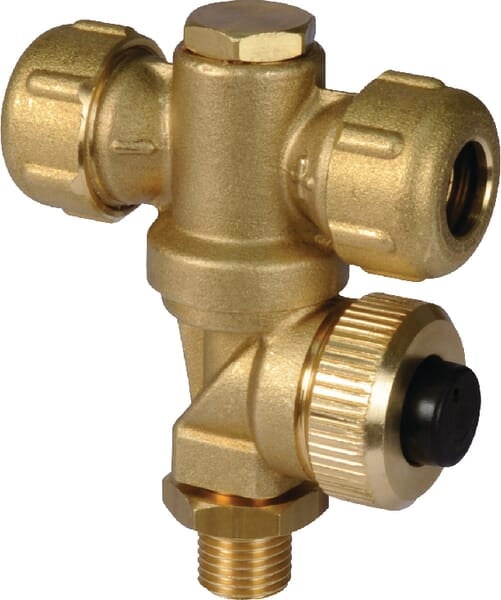 Arag Düsenhalter. Messing 2fach 1/4M 0058420900