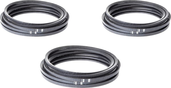 Jeu de courroies trapézoïdales (3 pièces)