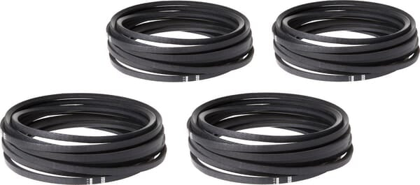 Set of V-belts, 4 pieces