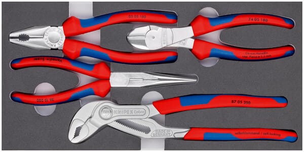 Jeu d'outils, basique, chromé
