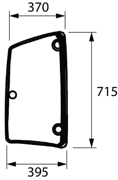 KRAMP Seitenscheibe 01214360N