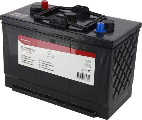 KRAMP Batterie 6V 195Ah 1.000A - 1 Stück - 0195004KR