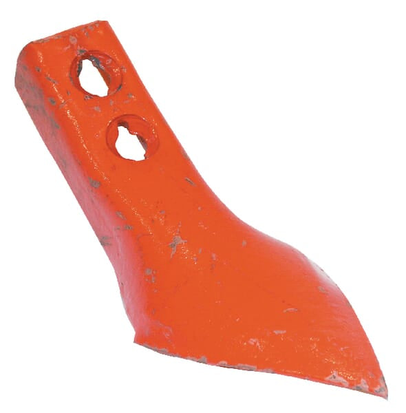 KRAMP Grubberspitze 235x90x7mm, gekrümmt, 2 Löcher, passend für Niemeyer 031050N