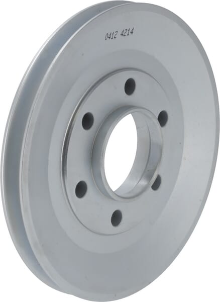 V-grooved belt pulley
