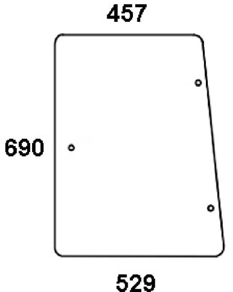 KRAMP Kabinenscheibe 04339833N