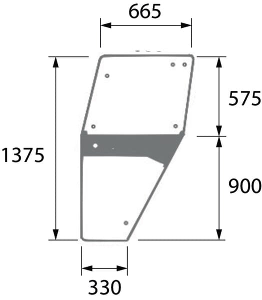 KRAMP Kabinenscheibe 04347340N