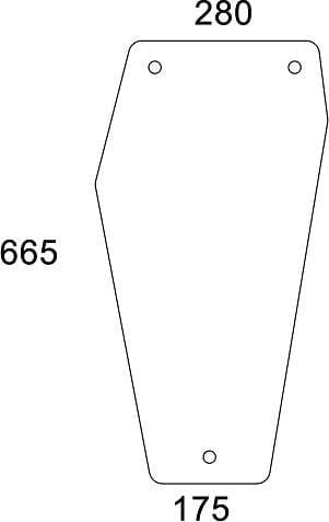 KRAMP Frontscheibe unten 04351734N