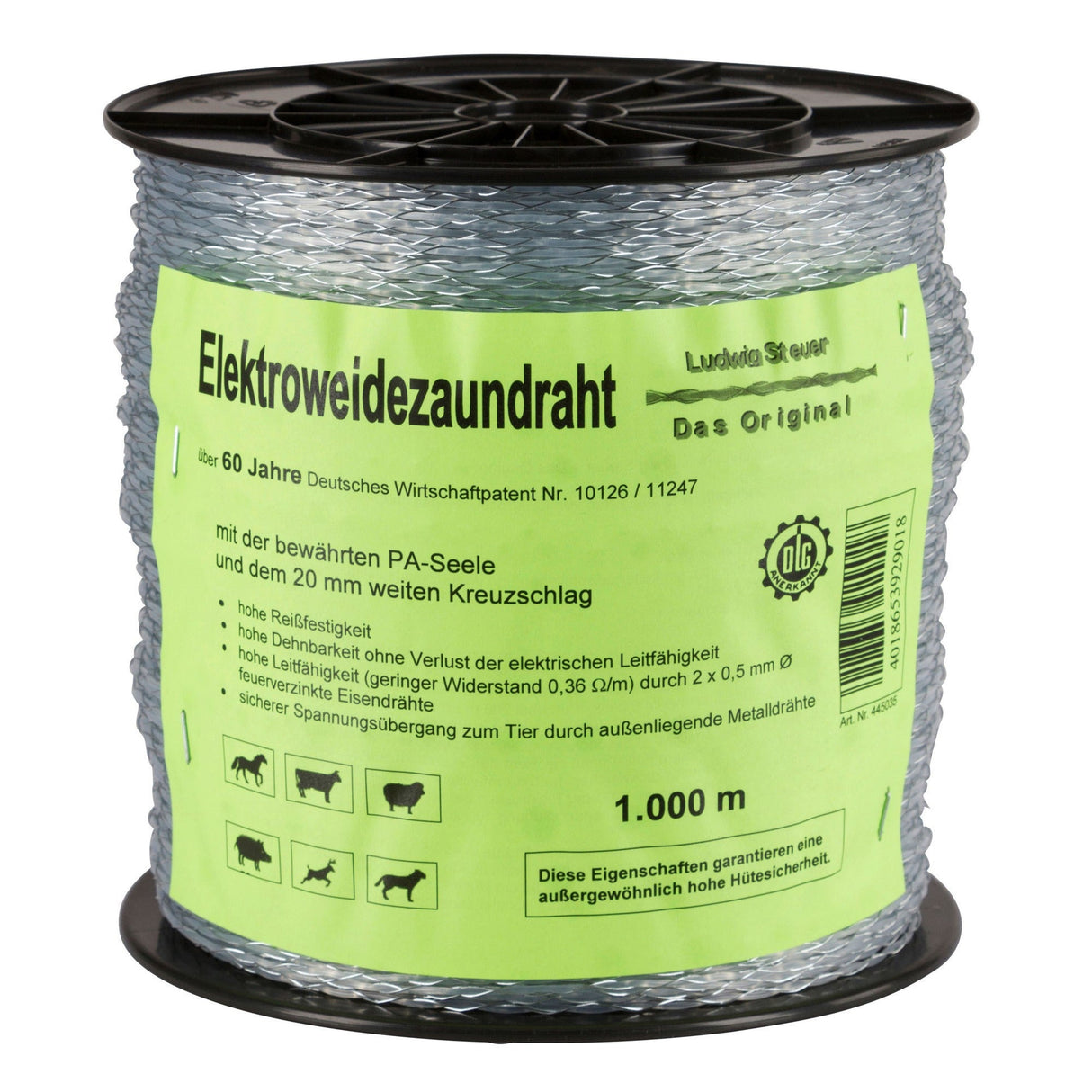 Kerbl Original Steuer-Litze, 1.000m 445035