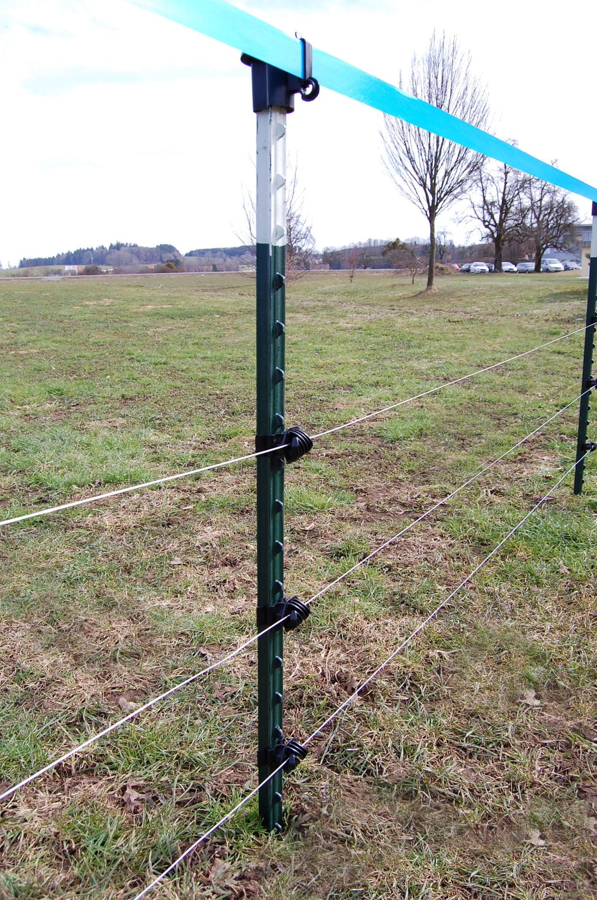 AKO T-Pfahl, 213cm, grün lackiert 441462 5 Stück