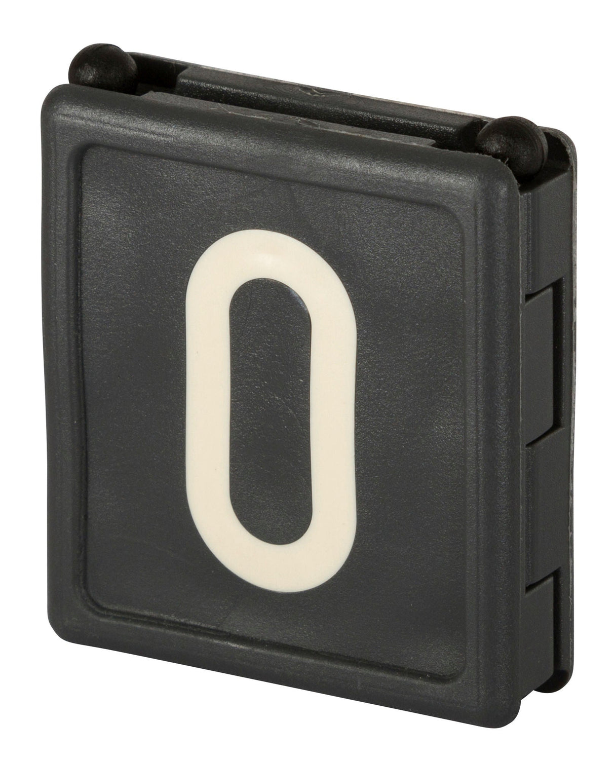 Kerbl Halsbandnummer DUO, 1-stellig Nr. 0 schwarz 1 Stück 209420