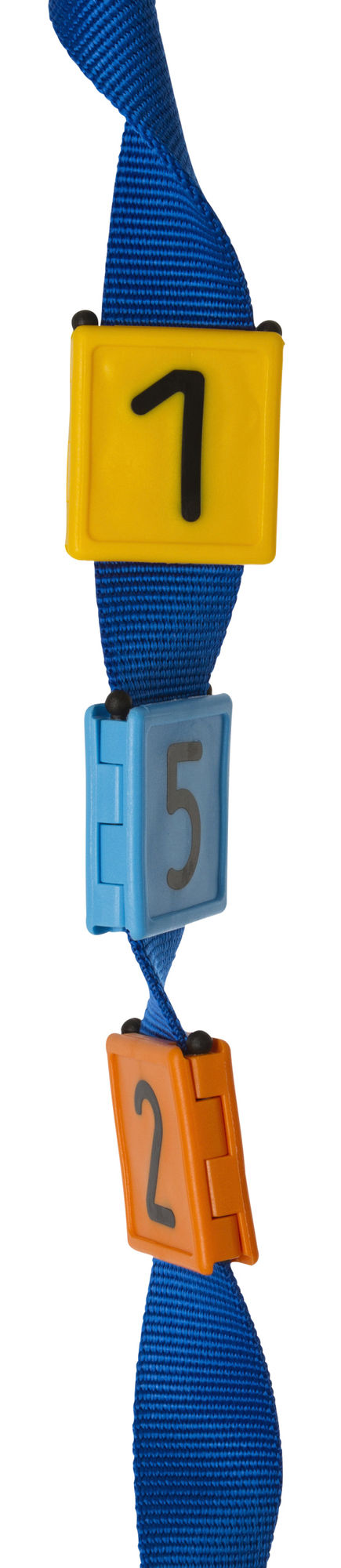 Kerbl Halsbandnummer DUO, 1-stellig Nr. 1 gelb 1 Stück 209421