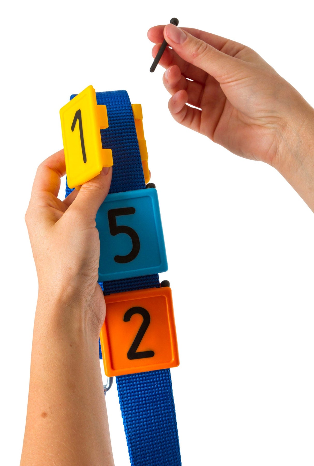 Kerbl Halsbandnummer DUO, 1-stellig Nr. 1 gelb 1 Stück 209421