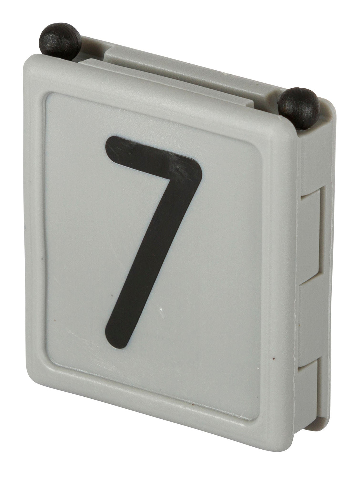 Kerbl Halsbandnummer DUO, 1-stellig Nr. 7 grau 1 Stück 209427