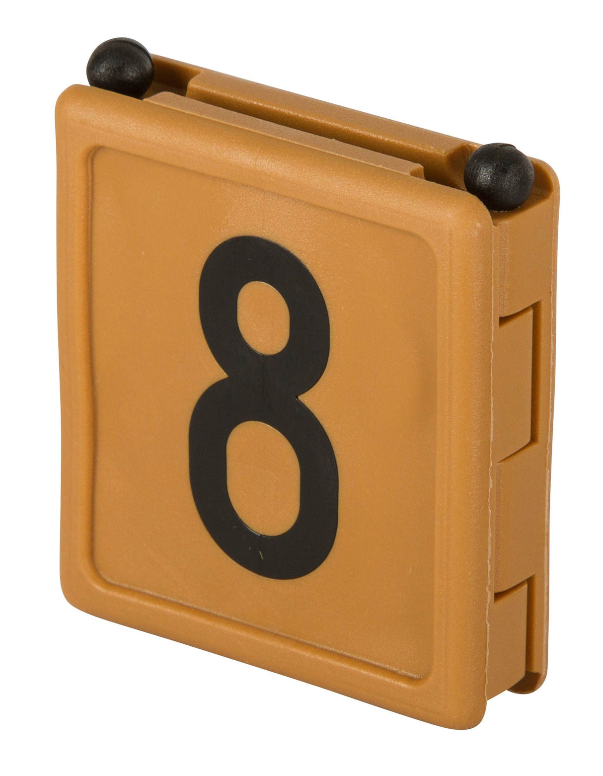 Kerbl Halsbandnummer DUO, 1-stellig Nr. 8 braun 1 Stück 209428