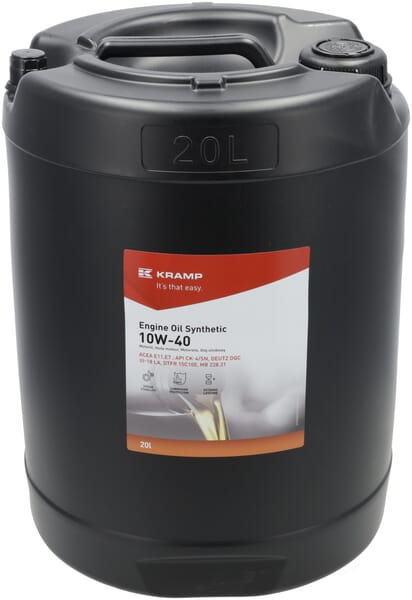 KRAMP Motoröl synthetisch 10W-40 20L - 1 Kanister - 10421020WEKR