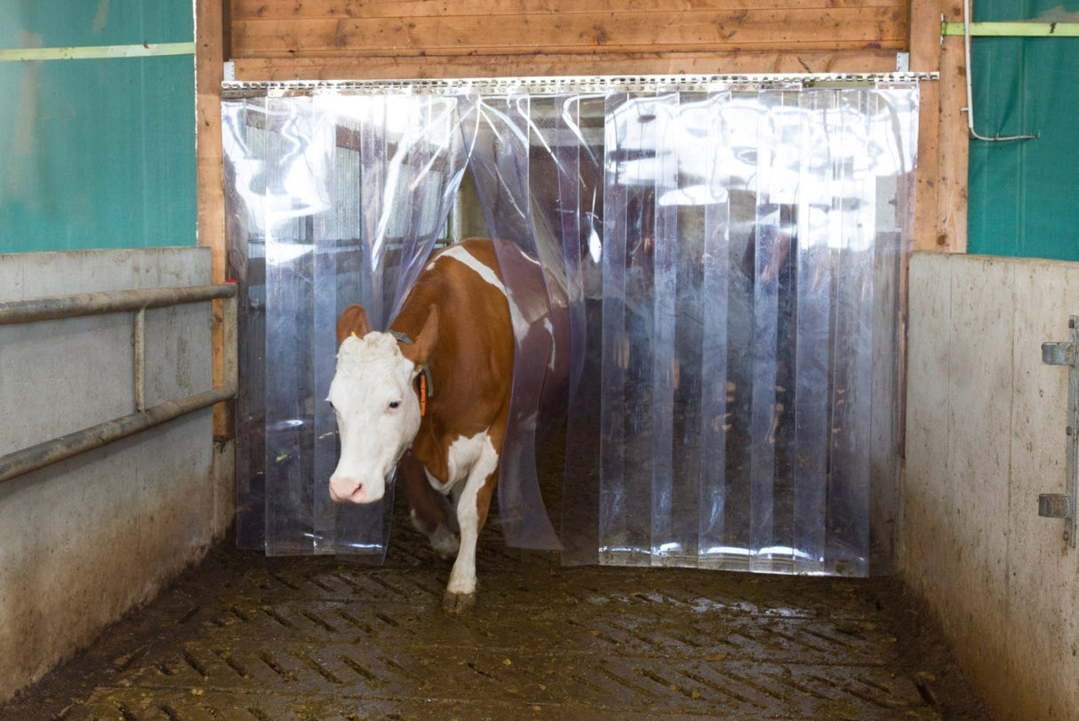 Kerbl Streifenvorhang Polar bis -40 °C transparent, 25m Rolle - 291177