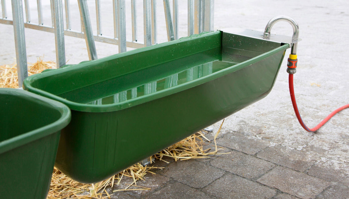 Kerbl Langfuttertrog mit Schwimmer- einsatz 223111