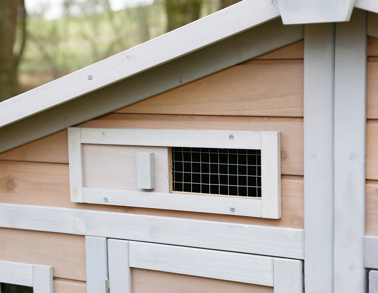 Kerbl Hühnerstall Bonny m. Metall- rahmen am Boden 181x65x118cm 81713