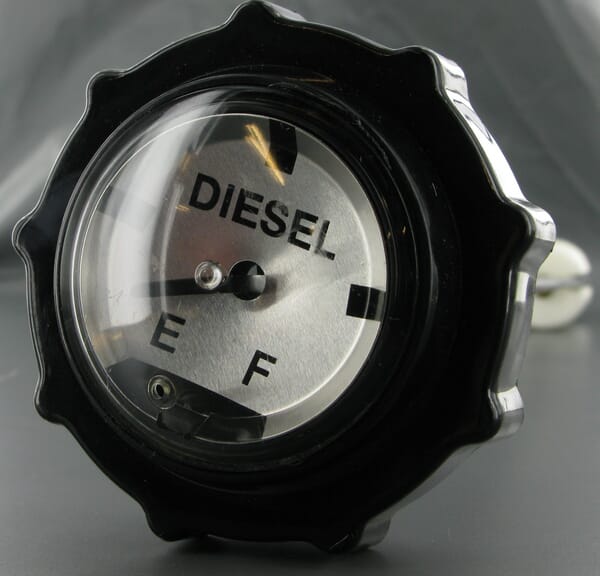 Bouchon de réservoir avec affichage