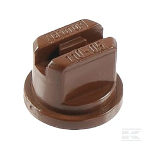 Flat jet nozzle SprayMax 110° brown