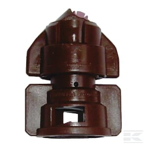 Double flat jet nozzle TDHS 110° brown