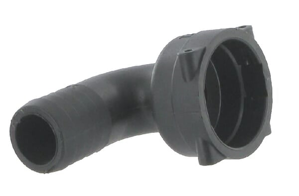 Hose connection 90° T4F 25mm