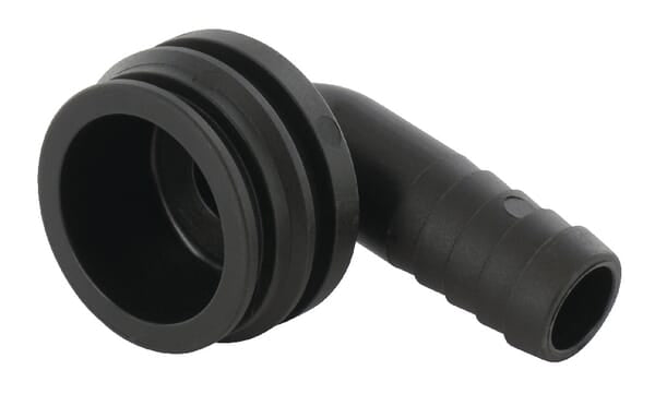 Hose connection 90° T5M 16mm
