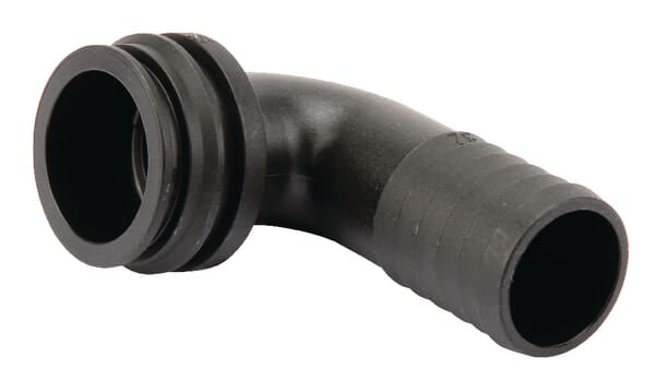 Hose connection 90° T5M 38mm