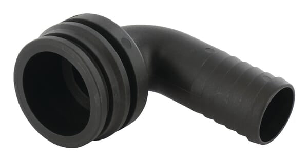 Hose connection 90° T6M 25mm