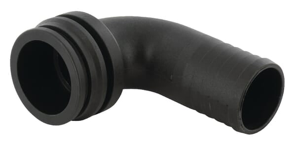 Hose connection 90° T6M 38mm