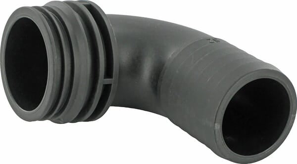 Hose connection 90° T9M 75mm