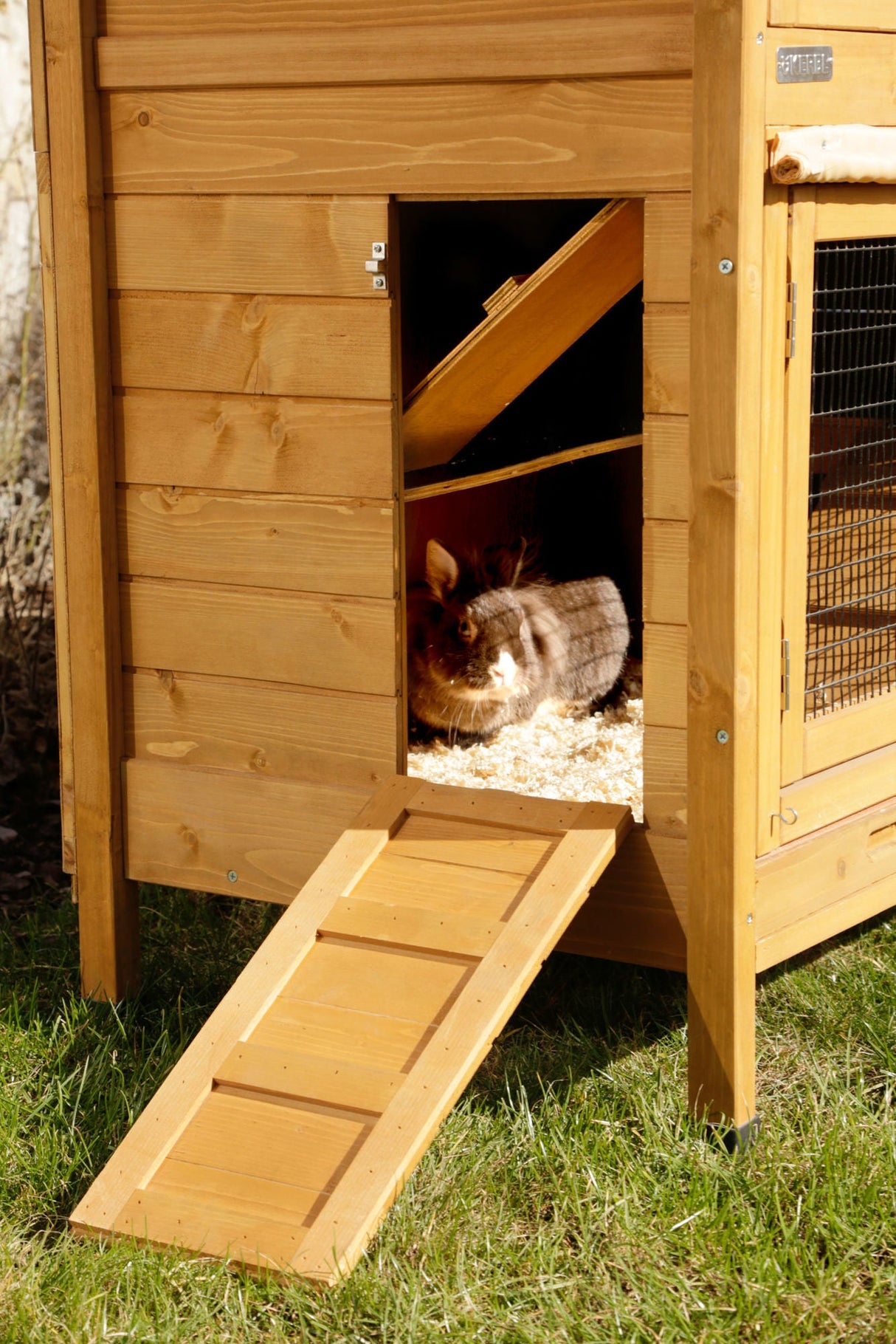 Kerbl Nagerstall Appartement Pro 118x61x130cm, Kunststoffdach - 81719