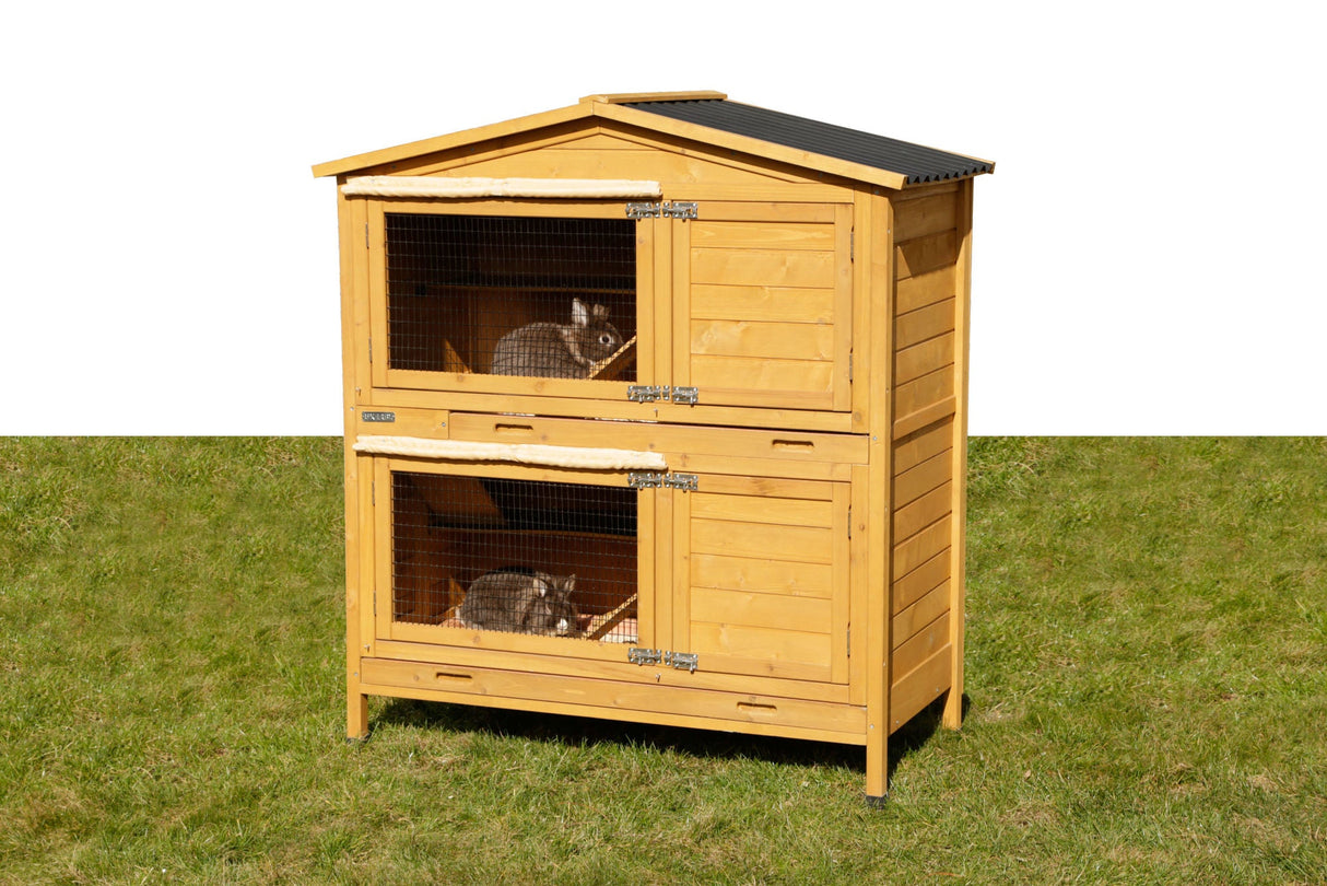 Kerbl Nagerstall Appartement Pro 118x61x130cm, Kunststoffdach - 81719