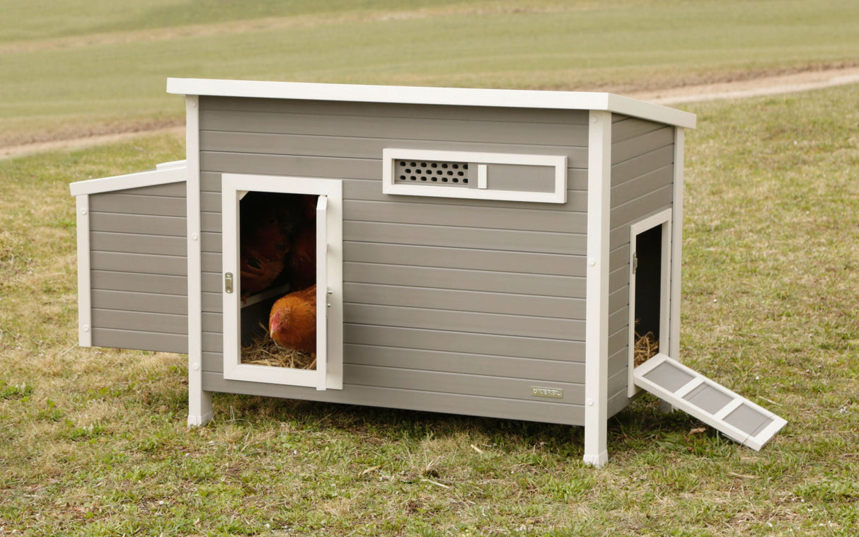 Kerbl ECO-Kunststoffstall Barney für Hühner, 137 x 73 x 83 cm 1 Stück 81731